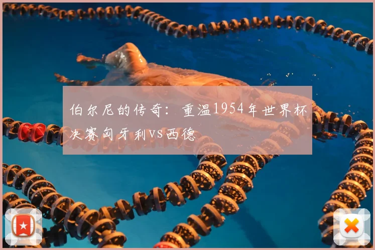 伯尔尼的传奇：重温1954年世界杯决赛匈牙利vs西德